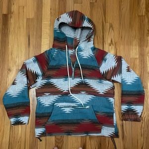 Women’s L Aztec Hoodie Jacket